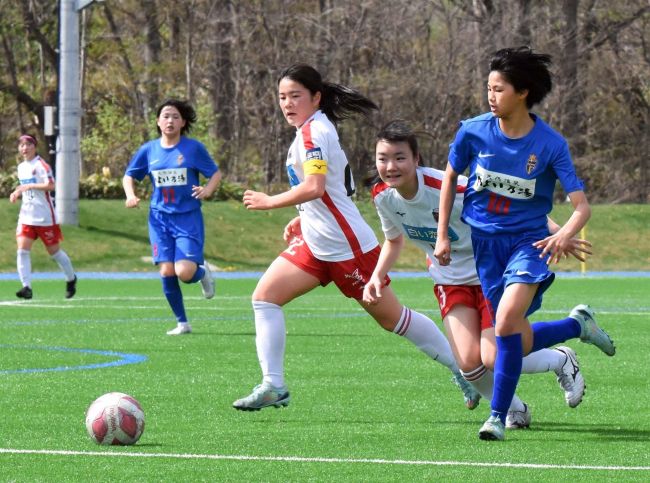 十勝ＦＳリトルガールズ初戦黒星、Ｕ－１５北海道女子サッカーリーグ第１節