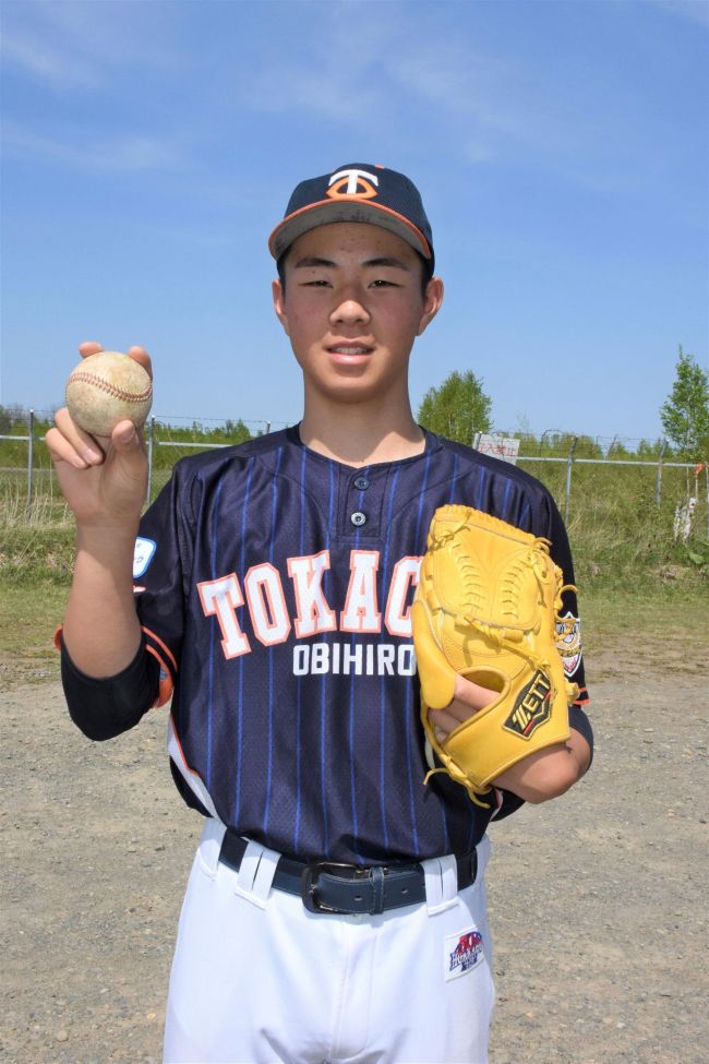 「１００％力発揮で抑え込む」　とかち帯広の平井日本代表入り　中学硬式野球リトルシニア