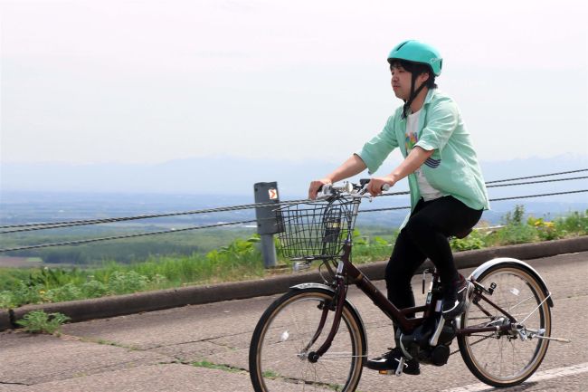 「チャリたびしほろ」を体験　自転車で４０キロ疾走