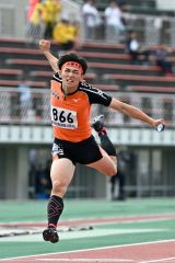 男子４００メートルリレー決勝　白樺学園　４走松本琢夢