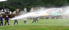 本別　放水など日頃の訓練の成果披露　本別消防団消防連合演習 6