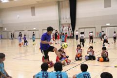 名波さんを講師に招いて行われたサッカー講習会