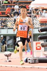 男子１５００メートル予選　藤田悠聖（白樺学園）