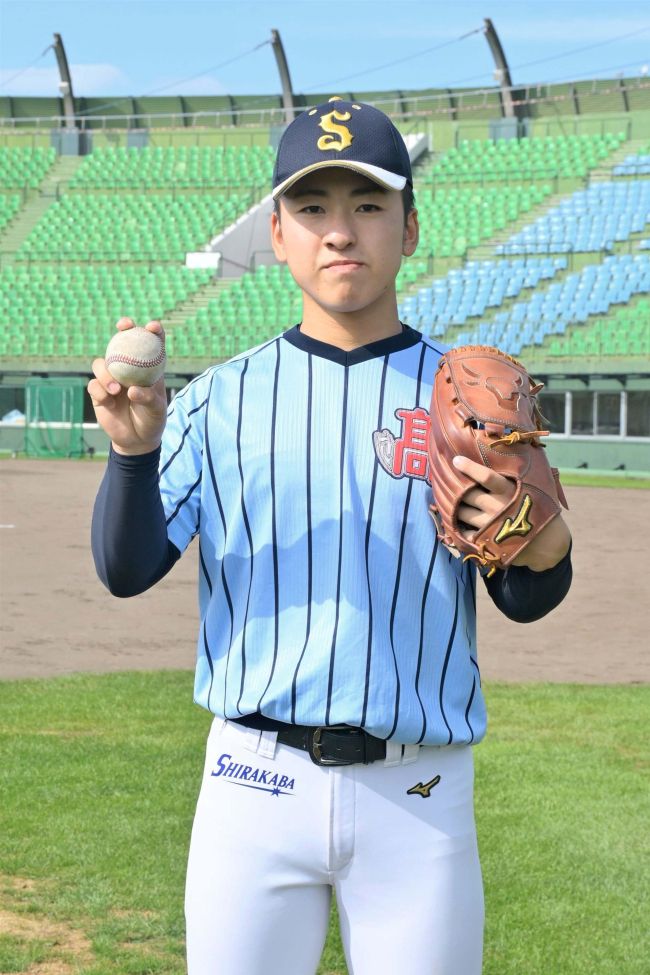 プロ志望届提出、白樺学園高の西村昴浩投手「プレーで魅了できる投手を」