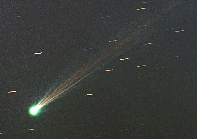 「西村彗星」の撮影に成功　陸別天文台の中島主査