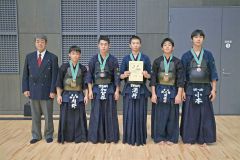 十勝選抜Ａ中学生男子の部で３位　剣道十勝大平原全道少年錬成大会