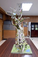 帯広緑陽の井上さん２年連続総文祭出場　流木使った立体作品で 3