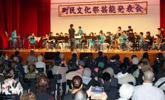 上士幌中学校・上士幌高校吹奏楽部の合同演奏
