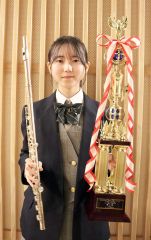 芽室高校の菅原凛さん　全日本学生音楽コン　フルート部門出場　「悔いなく」