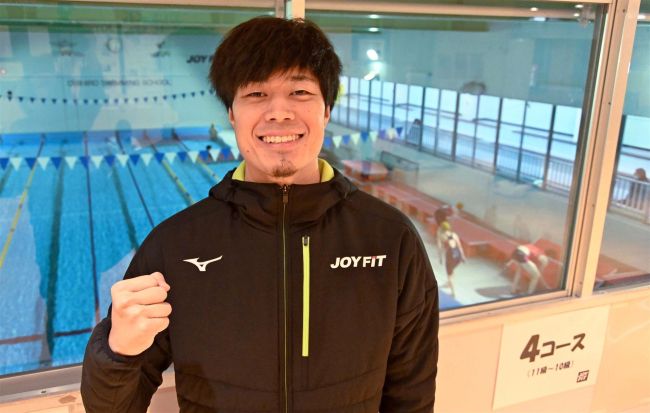 坂田怜央（オカモトグループ）競泳パリ五輪代表選考会の参加標準を突破