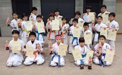 土田陽太ら葵塾と鈴木道場勢活躍　空手道清武館選手権大会