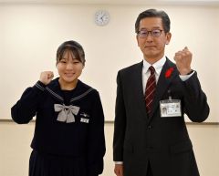 下音更中の反橋さん　ハンドボール全国大会へ