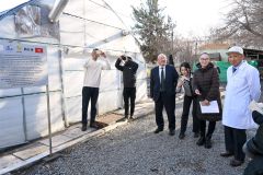 キルギス国立農業大学にＪＩＣＡの支援で整備された温室