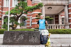 「浦幌での滞在想像以上の経験」　徒歩で日本一周の平井さん 2
