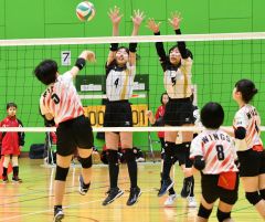 Ｒ・Ｙ２連覇　混合は鹿追が２年ぶりに制す　バレーボール勝毎杯小学生大会