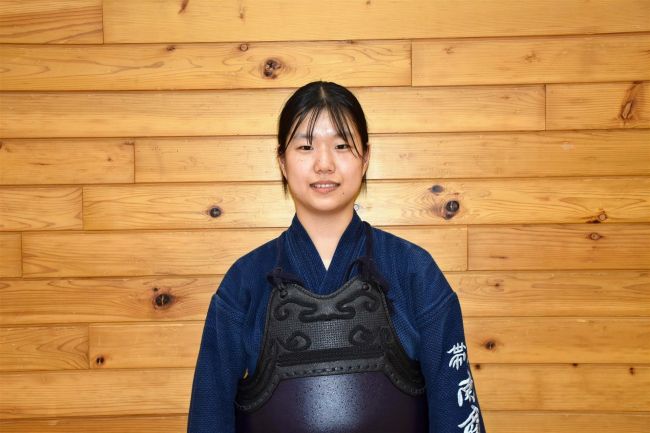 【写真】帯南商井上、国スポ剣道道少年女子代表入り　十勝の高校からは初の快挙