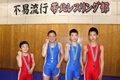 レスリング中島Ｖ、荒川、鳴海、熊澤準優勝　北日本少年少女選手権大会
