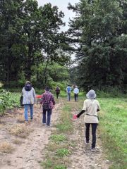 勇足神社の文化財や魅力を知った自然観察会