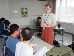 浦幌学園で夏休み学習サポート 2