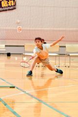 ６年単女子は木村Ｖ　男子は目黒　バドミントン道小学生十勝予選 10