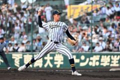 【１回戦・白樺学園－創成館】白樺学園は右腕エースの半澤理玖が先発のマウンドに上がった