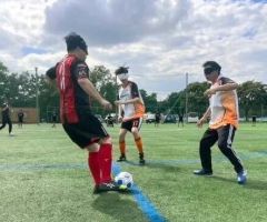 ブラインドサッカー「とかちｆｌｏｗ」がナマーラ北海道と交流試合