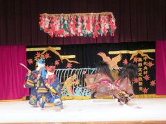 中札内文化創造センターで行われた石見大元神楽北海道公演