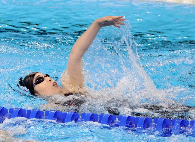 小野智華子決勝進出逃す、パリパラ女子１００メートル背泳ぎ予選