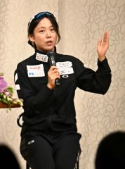 高木美帆選手がトークショー　国でトレーニングに違い、新たな学びに