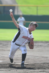 【決勝・幕別野球少年団―ＮＥＸＵＳ　ＢＢＣ】幕別野球少年団の先発投手を務めた森脇蒼主将