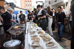 多くの客でにぎわった「北の屋台まつり」