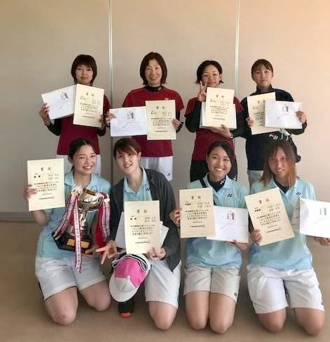 金田・阿部組（タケシマスポーツ）一般制す、勝毎杯争奪全十勝女子ソフトテニス大会