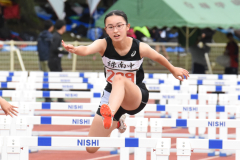 女子１００㍍障害予選５組