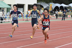 男子２年１００㍍予選１０組