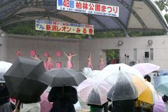 雨にも負けず、大勢が来場　大樹「柏林公園まつり」 7