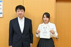 全国大会へ出場する尾張さん（右）とトヨタモビリティ帯広の若林さん