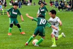 ボールを奪い合う選手たち（提供写真）