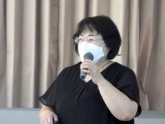 吹き矢に挑戦　身体障害者福祉協会浦幌町分会研修会 2