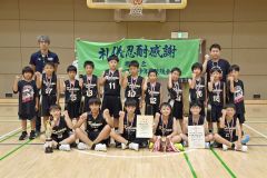 男子優勝の帯広光南少年団