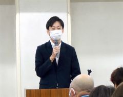 認知症高齢者等の捜索の実態と特徴について語る帯広署の篠田和弥係長