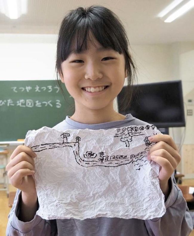 古い地図を作ろう　豊頃小で東京学芸大教授が特別授業