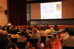 災害の際の安否確認について学んだ講演会