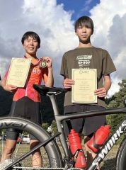 自転車ロード高橋駿斗（帯南商高）ジュニアユース全国Ｖ　寺町（同）Ｅ２Ｅ３で５位入賞