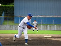 【１回戦・帯広シニアスターズ―前橋還暦ボーイズ】１失点で完投勝利した帯広シニアスターズの右腕エース春日井秀吉（チーム提供）