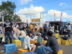 多くの来場客が中札内の食を楽しんだ道の駅フェア