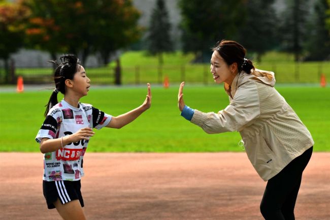 【写真】元気注入～ピントきた！