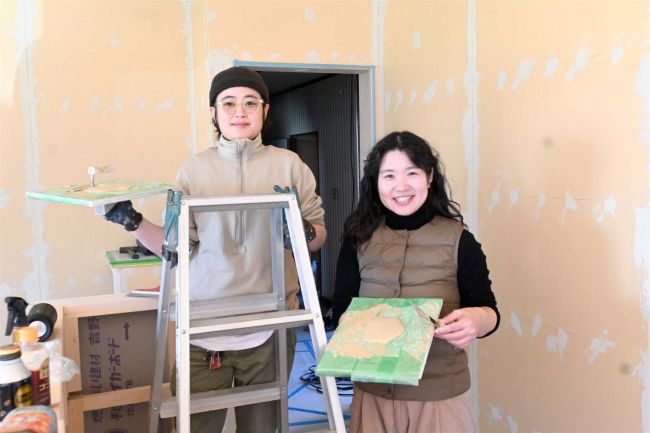 【写真】浦幌にカフェ＆美容室　Ｕターンの出口さんとパートナー　「町の人と作っていくお店に」