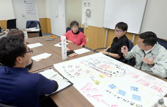 【写真】まちなか活性化へワークショップ　幕別