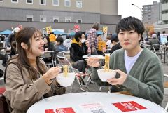 「十勝産」ラーメン集結、駅北で初フェスタ　３日も開催