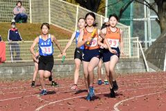 中学女子４００メートルリレー２組